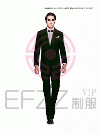 男職業(yè)裝西服設計圖307