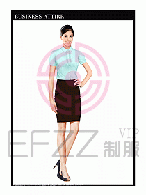空姐職業(yè)服裝設計效果圖440