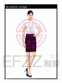 空姐職業(yè)服裝設計效果圖437