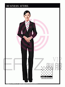 女時(shí)尚OL職業(yè)裝設(shè)計(jì)圖955
