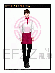 酒店中餐服務(wù)員制服設(shè)計圖1323