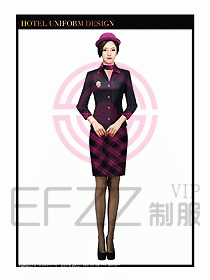 酒店西餐廳咨客制服設(shè)計圖380