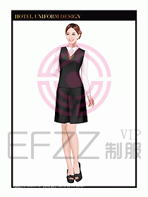 酒店西餐廳領班制服設計圖067