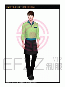 餐飲西餐廳服務(wù)員制服設(shè)計(jì)圖868