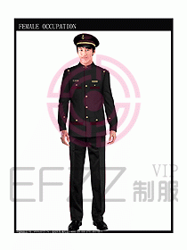 獵裝保安服設(shè)計服裝圖259