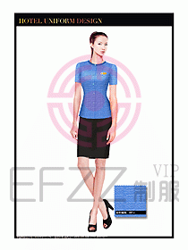 SPA休閑會所服務(wù)員制服設(shè)計348
