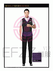 SPA休閑會所服務(wù)員制服設(shè)計(jì)355