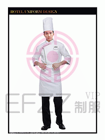酒店廚師服裝設計圖256