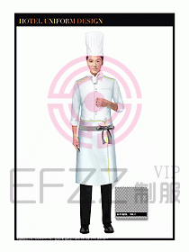 酒店廚師服裝設計圖263