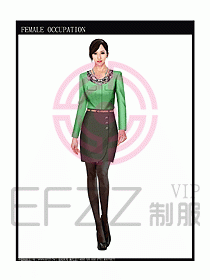 專賣店營業(yè)員服裝設(shè)計圖1024
