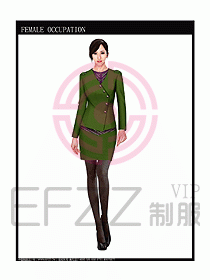 專(zhuān)賣(mài)店?duì)I業(yè)員服裝設(shè)計(jì)圖1043