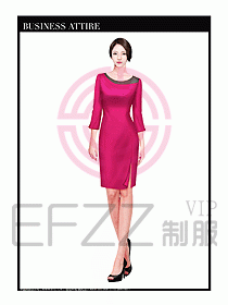 專賣店營業(yè)員服裝設計圖1190