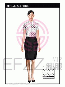 女職業(yè)裝短袖襯衫設(shè)計(jì)圖269