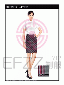 女職業(yè)裝短袖襯衫設計圖312