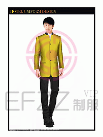 酒店大堂服務(wù)員制服設(shè)計圖696