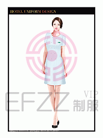 SPA按摩技師制服設(shè)計(jì)圖863