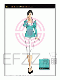 SPA按摩技師制服設(shè)計(jì)圖976