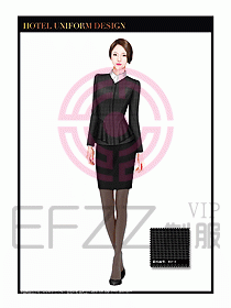 酒店西餐服務(wù)員制服設(shè)計(jì)985