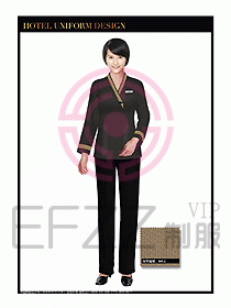 酒店制服客房服務(wù)員工衣設(shè)計422