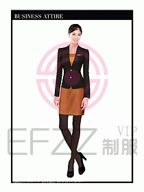 職業(yè)空姐裝制服設(shè)計(jì)圖504