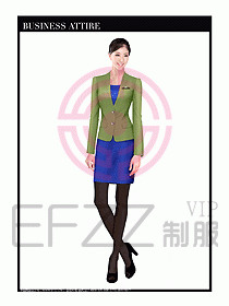 職業(yè)空姐裝制服設(shè)計(jì)圖505