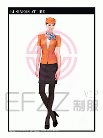 職業(yè)空姐裝制服設(shè)計(jì)圖511