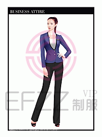 職業(yè)空姐裝制服設(shè)計(jì)圖528