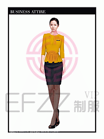 職業(yè)空姐裝制服設計圖531