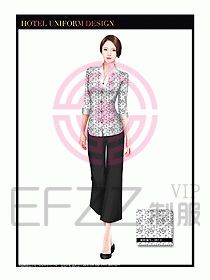 SPA按摩技師服制服設(shè)計圖1018