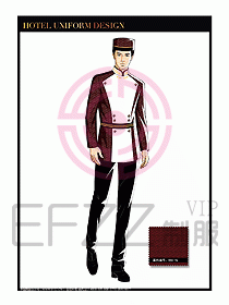 酒店門(mén)童保安行李生制服設(shè)計(jì)946