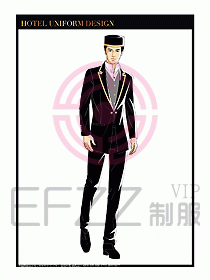 酒店門童保安行李生制服設(shè)計(jì)974