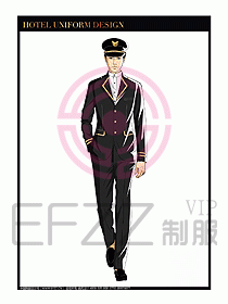 酒店門(mén)童保安行李生制服設(shè)計(jì)978
