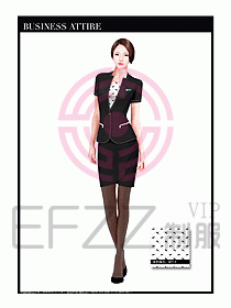 專賣店?duì)I業(yè)員職業(yè)裝設(shè)計(jì)圖1259