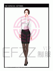 專賣店營業員職業裝設計圖1276