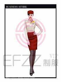 職業(yè)空姐制服設(shè)計圖628