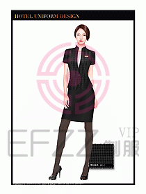 酒店大堂服務(wù)員制服設(shè)計(jì)738