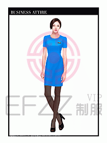 職業(yè)裝空姐服制服設(shè)計圖653