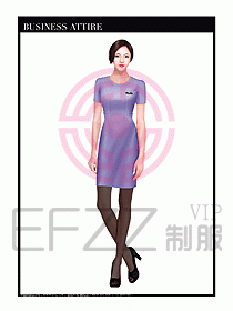職業裝空姐服制服設計圖654