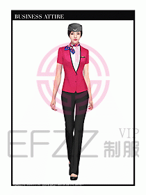 職業裝空姐服制服設計圖669