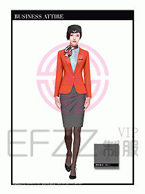 職業(yè)裝空姐服制服設(shè)計圖711