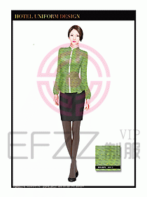 按摩技師美容制服設(shè)計(jì)1177