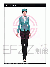 職業(yè)裝空姐服制服設(shè)計圖788