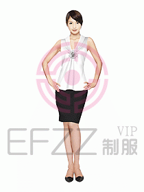 接待服務員服裝121