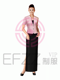 西餐咨客服裝114