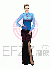 西餐咨客服裝143