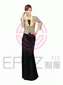 西餐咨客服裝184