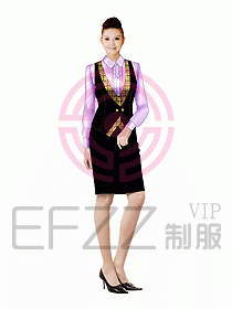 西餐服務生服裝278