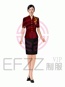 中餐服務員制服348