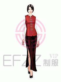 中餐服務員制服478