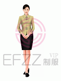 中餐服務(wù)員制服612